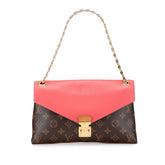 ルイ ヴィトン モノグラム パラス チェーン ショルダーバッグ M50070 ローズリッチ ブラウン PVC レザー レディース LOUIS VUITTON 【中古】